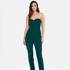 EXPRESS green jumpsuit.